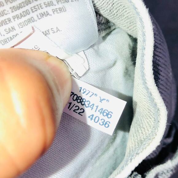 American Eagle 90s Straight Jeans Womens 8 Distressed Acid Wash Y2K, baggy, - Picture 9 of 11